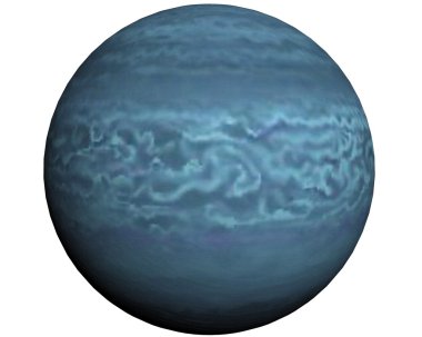 This nice 3D picture shows the planet neptun clipart