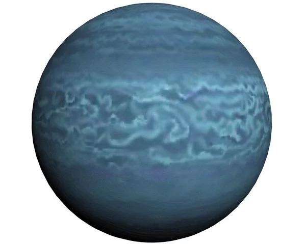 Dieses schöne 3D-Bild zeigt den Planeten Neptun lizenzfreie Stockbilder