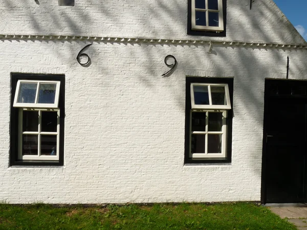 stock image The front of a house in holland