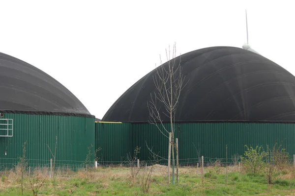 Производство биогаза в Германии — стоковое фото