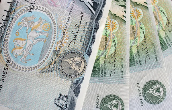 Британський банкнот — стокове фото