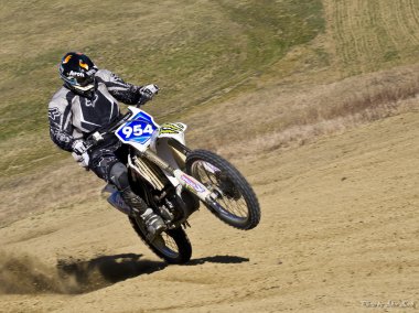 Honda CRF 250 in Action clipart