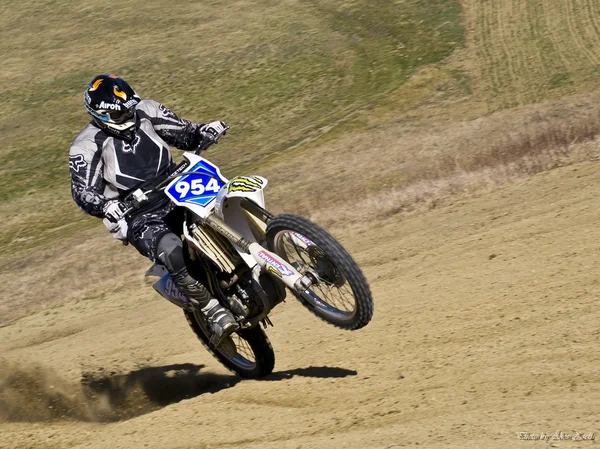 Honda CRF 250 in Action — Stock Photo, Image