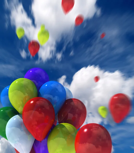 stock image Balloons sky