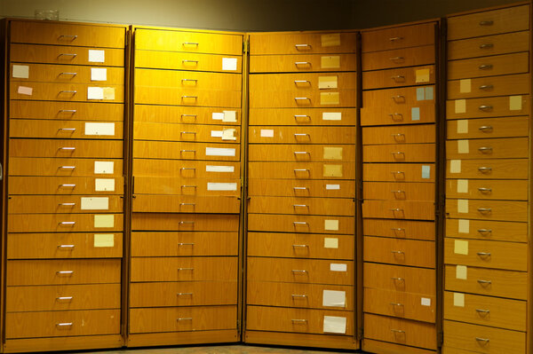 Old wooden collector