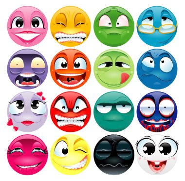 Group of expression. clipart