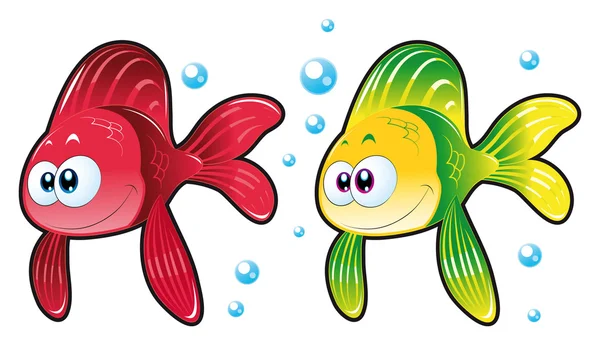 Дві риби — стоковий вектор