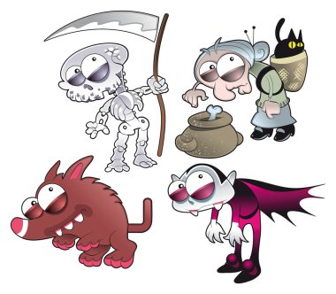 Horror Family clipart