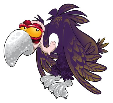 Baby vulture. clipart