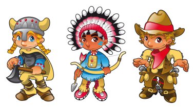 Historical characters. clipart