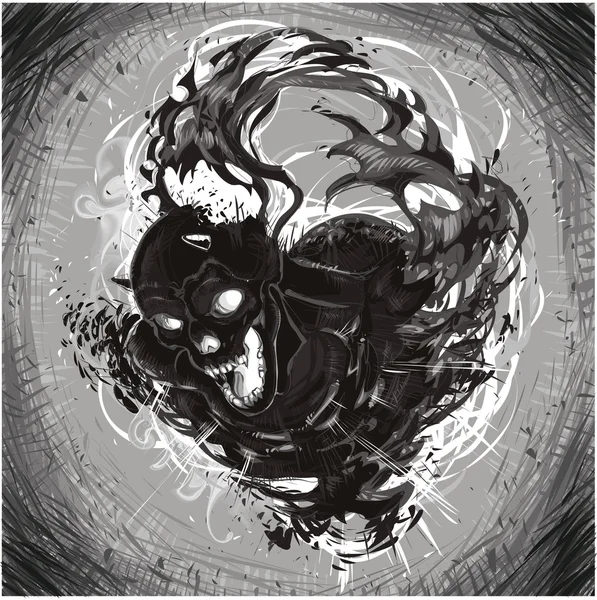 Mort noire — Image vectorielle