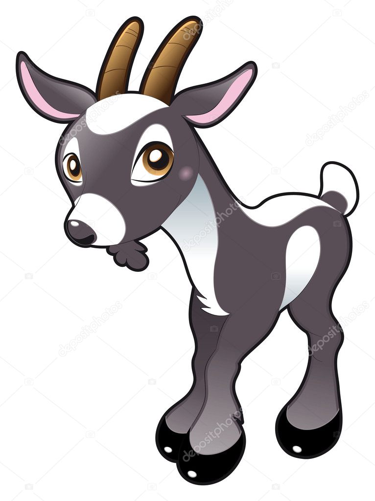 Baby goat Vector Art Stock Images | Depositphotos