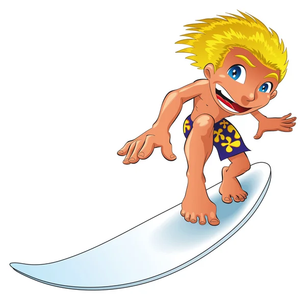 Baby surfování — Stockový vektor