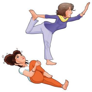 Yoga pozisyonları.