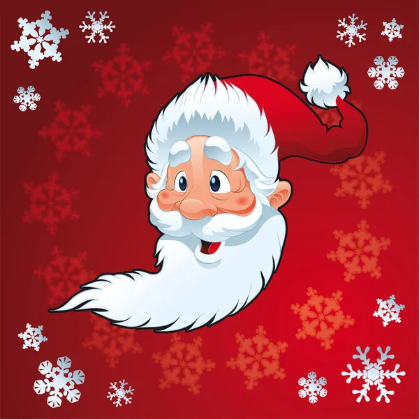 Santa Claus - Christmas Card — Stock Vector