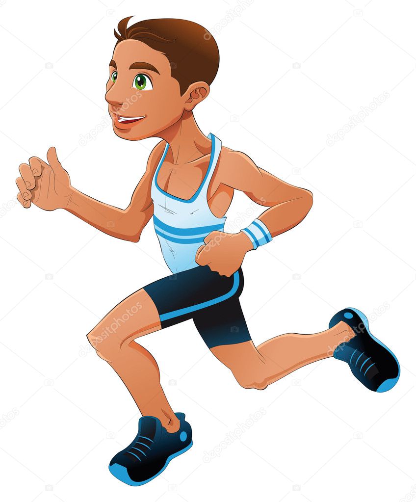 Runner boy Stock Vector Image by ©ddraw #10639643