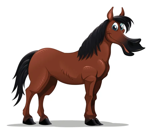 Drôle de cheval . — Image vectorielle