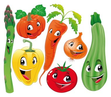 Vegetable family. clipart