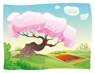 Countryside. clipart