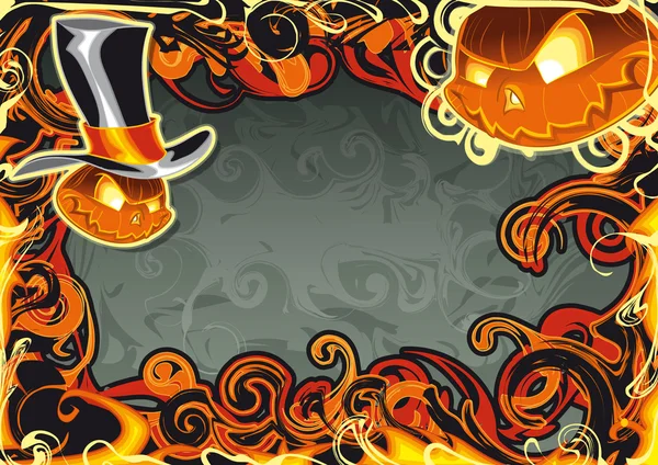 Cartão de Halloween — Vetor de Stock