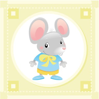 Baby Mouse. clipart