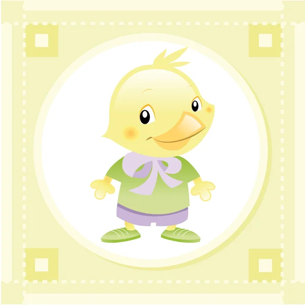Baby Chick. — Stock Vector