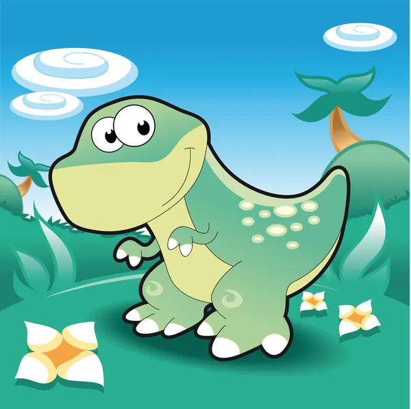 Baby Tyrannosaur — Stockvector
