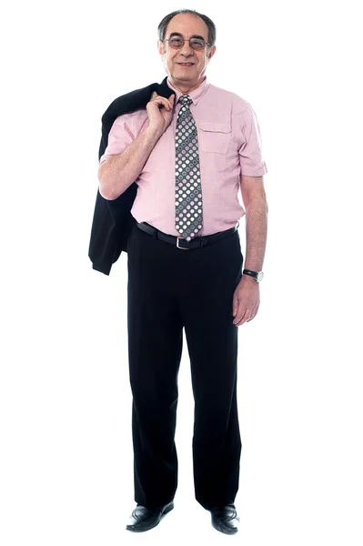 Full length view of business professional standing — Stockfoto