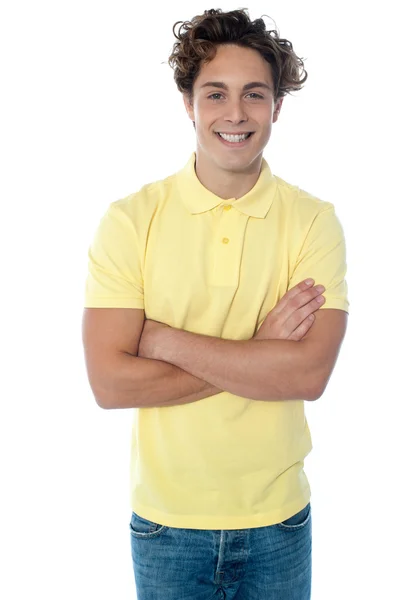 Retrato del joven feliz hombre sonriente —  Fotos de Stock