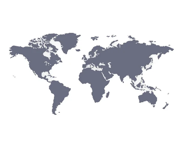 Blu e bianco sfondo terra mappa — Foto Stock