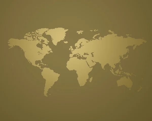 Brun bakgrund jorden karta — Stockfoto