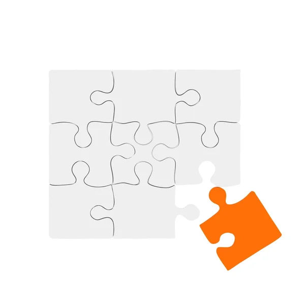 Puzzle concept — Stock Photo, Image