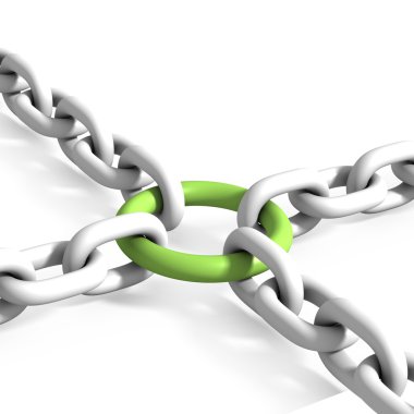 Link of chains clipart