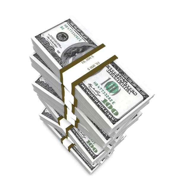 Big stack of dollars — Stock Photo, Image