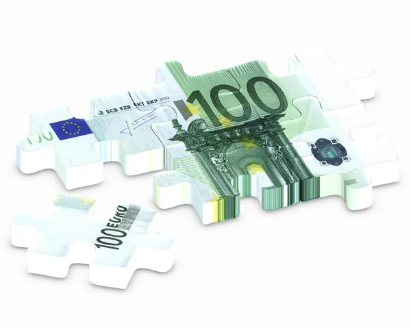 Eura puzzle — Stock fotografie