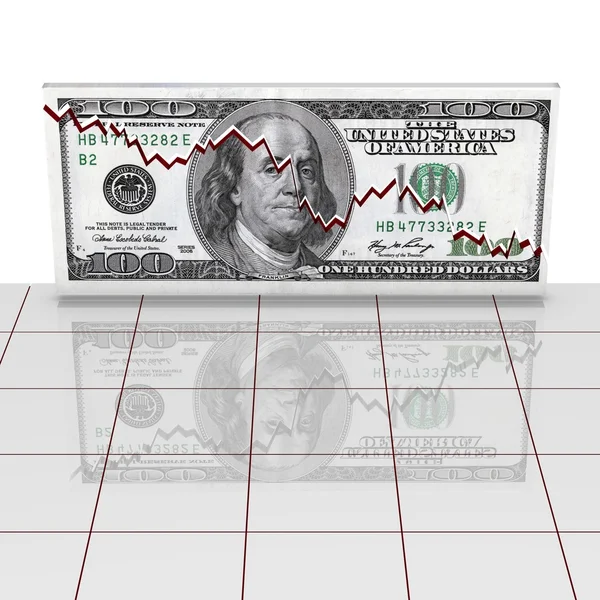 Concetto di commercio del dollaro — Foto Stock