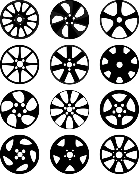 Диски колес — стоковый вектор