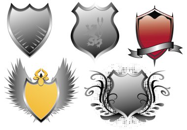 Set of shield clipart