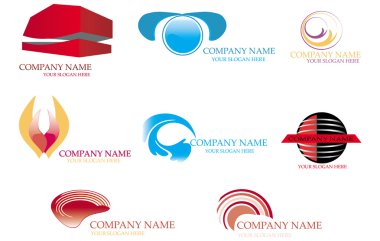 Set of logo design clipart