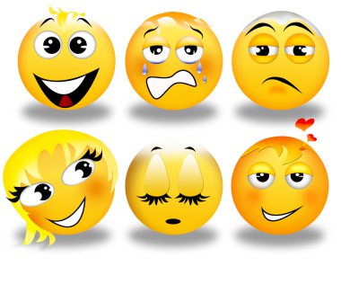 Sweet smilys clipart