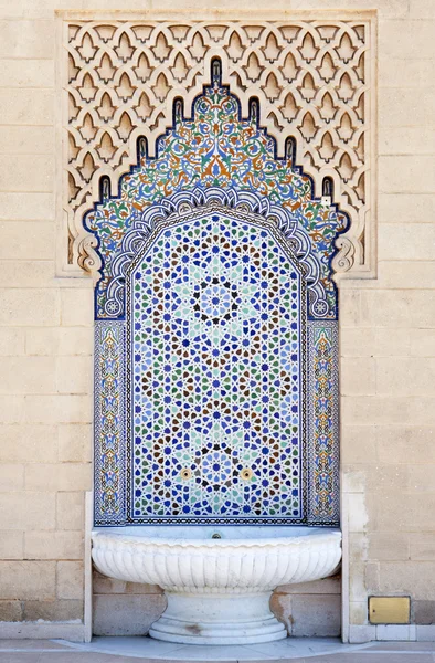 Moroccan fountain — Stock Photo, Image