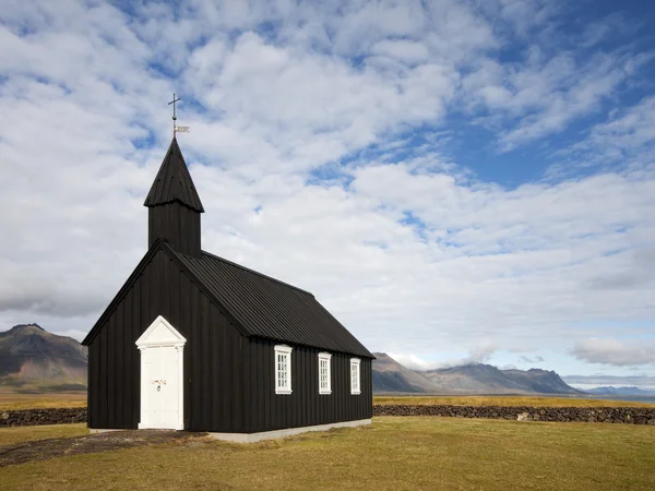 冰岛木制教堂 — 图库照片