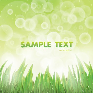 Green natural background clipart