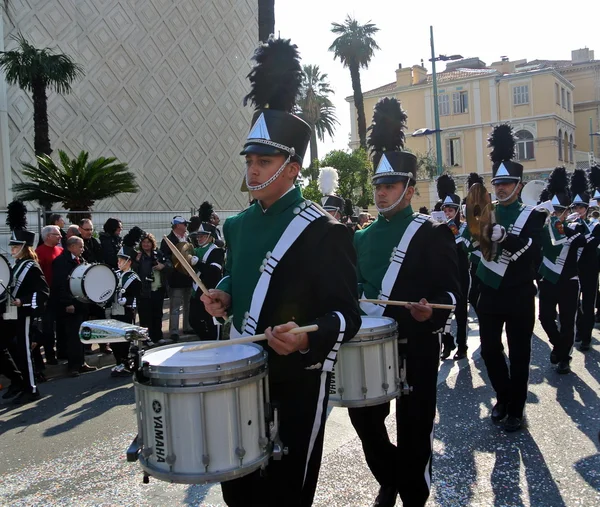 Menton: drummer — Stock Photo, Image