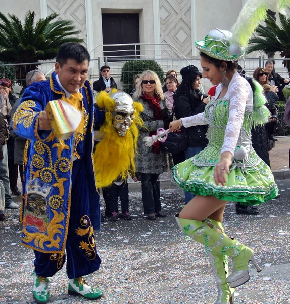 Menton: dances of Bolivia — Stock Photo, Image