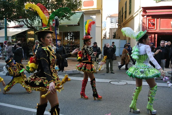 Menton: danças da Bolívia-1 — Fotografia de Stock