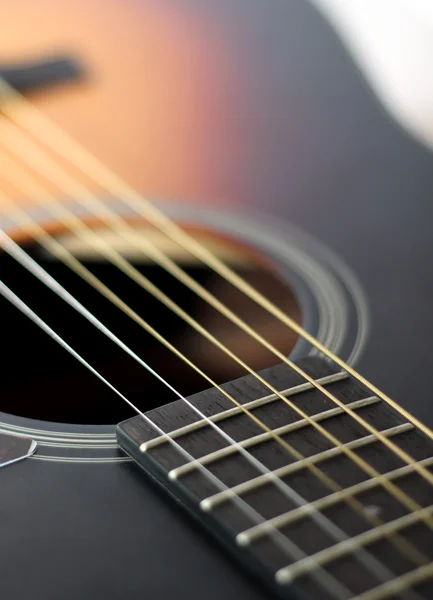 stock image Guitar strings vibrating