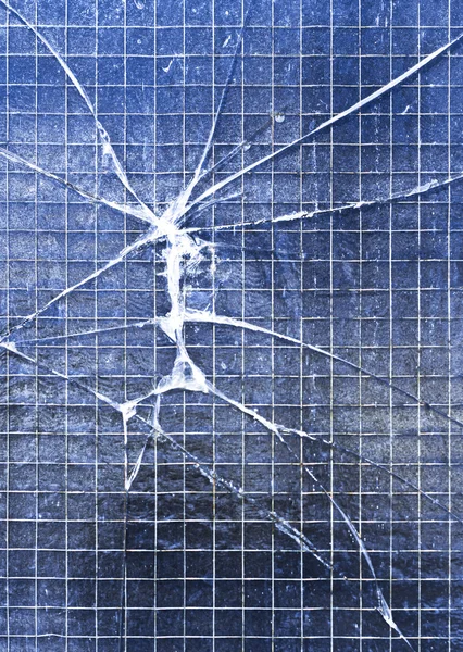 Crack in filo di vetro — Foto Stock