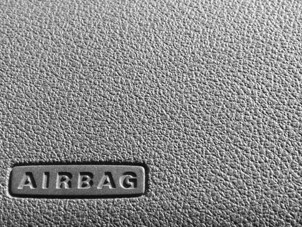 Airbag teken op een dashboard — Stockfoto