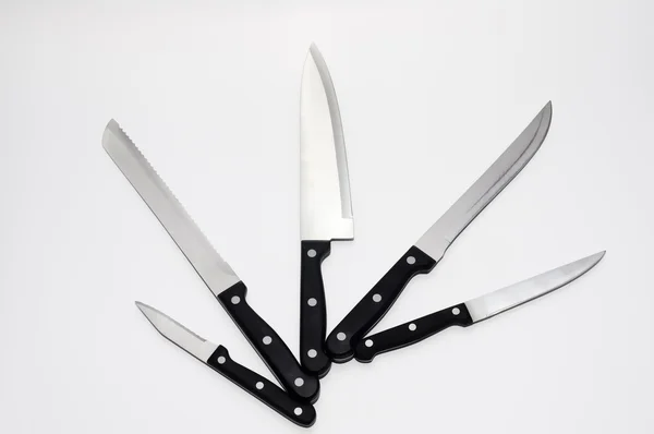 Gordura de facas de cozinha — Fotografia de Stock